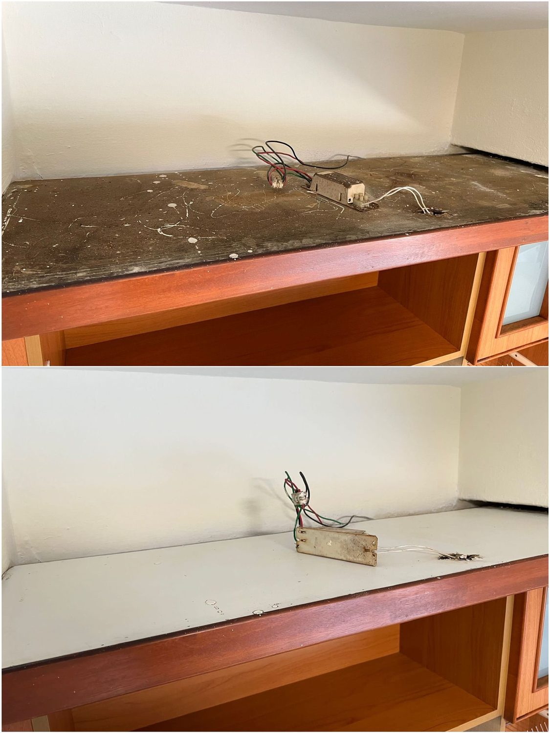 Empty unit deep clean